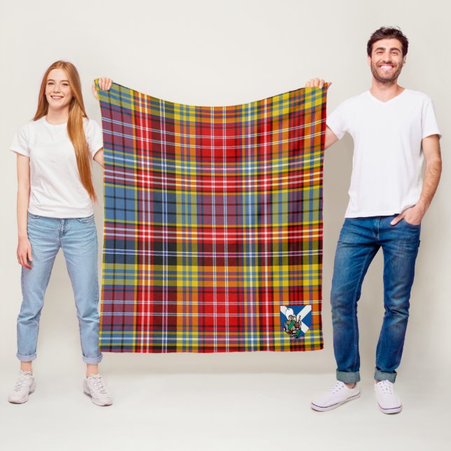 Scott Ogilvie von Airlie Ancient Tartan Kariert Fleecedecke (Beispiel)
