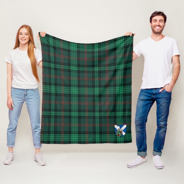 Scott Ross Hunting Modern Tartan Kariert Fleecedecke (Beispiel)