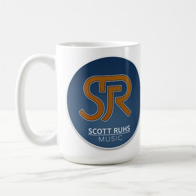 Scott Ruhs Logo Kaffeetasse (Links)
