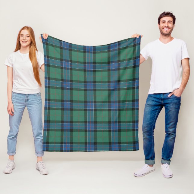 Scott Sinclair Junting Ancient Tartan Kariert Fleecedecke (Beispiel)