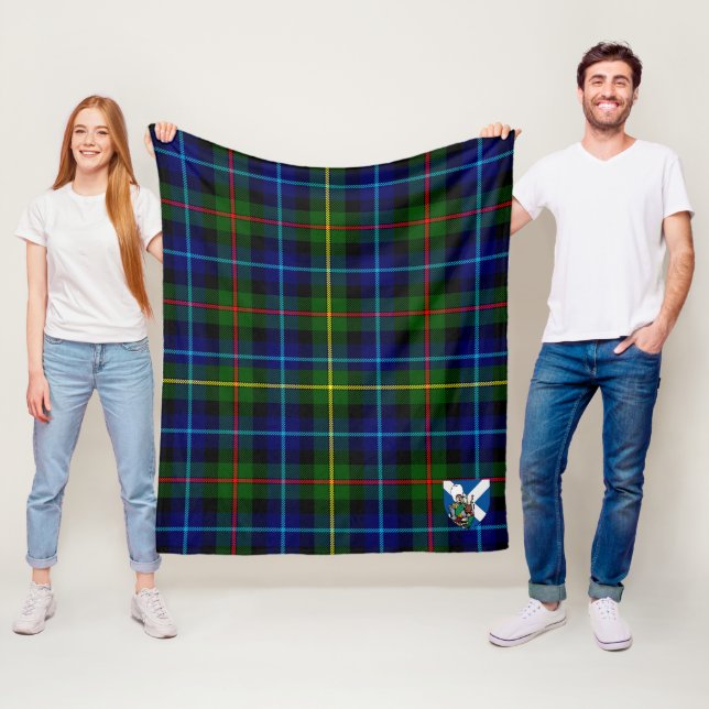 Scott Smith Modern Tartan Kariert Fleecedecke (Beispiel)