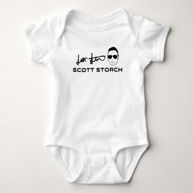 Scott Storch White Baby One Baby Baby Bodysuit Baby Strampler (Vorderseite)