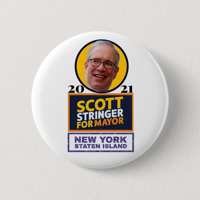 Scott Stringer NYC Mayor Button (Vorderseite)