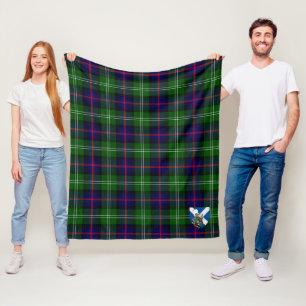 Scott Sutherland Weathered Tartan Kariert Fleecedecke