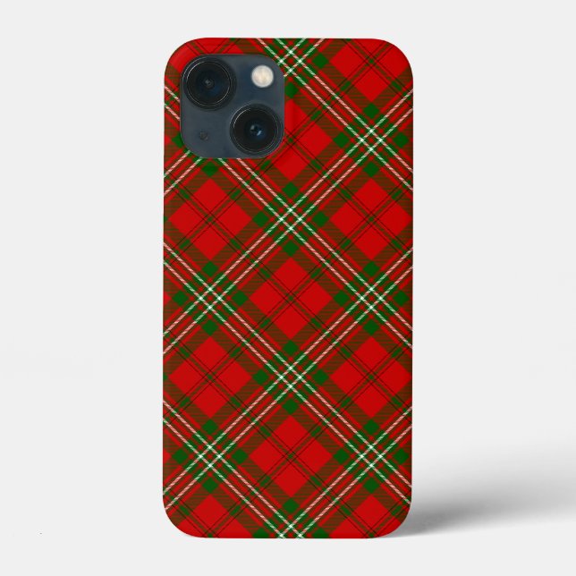 Scott Tartan Rot kariert Case-Mate iPhone Hülle (Rückseite)