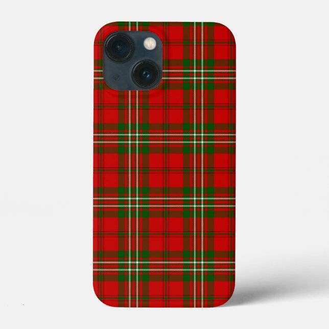 Scott Tartan Rot kariert Case-Mate iPhone Hülle (Rückseite)