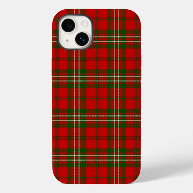 Scott Tartan Rot kariert Case-Mate iPhone Hülle (Rückseite)