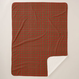 Scott Tartan Rot kariert Sherpadecke