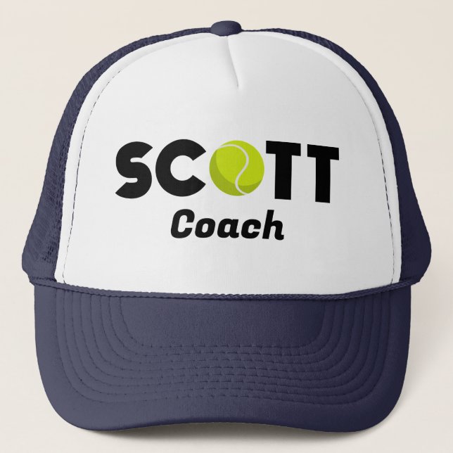 Scott Tennis Coach Truckerkappe (Vorderseite)