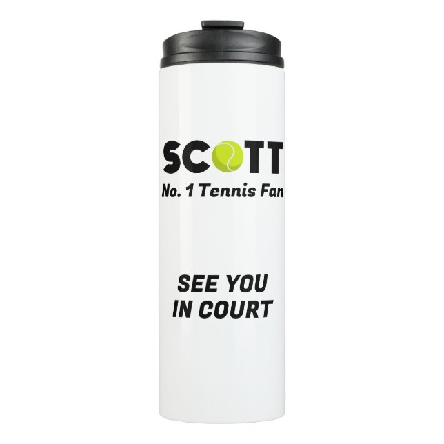 Scott Tennis Thermosbecher (Vorderseite)