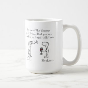 Scott und Stephanie Kaffeetasse