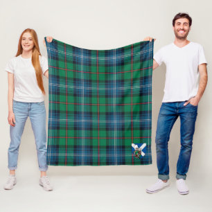 Scott Urquhart Ancient Tartan Kariert Fleecedecke