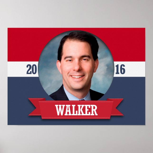 SCOTT WALKER 2016 POSTER (Vorne)