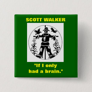 Scott-Wanderer "wenn ich Knopf nur eines Gehirns" Button