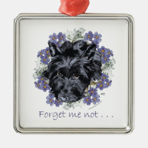 Scottie-Andenken-Ornament Ornament Aus Metall