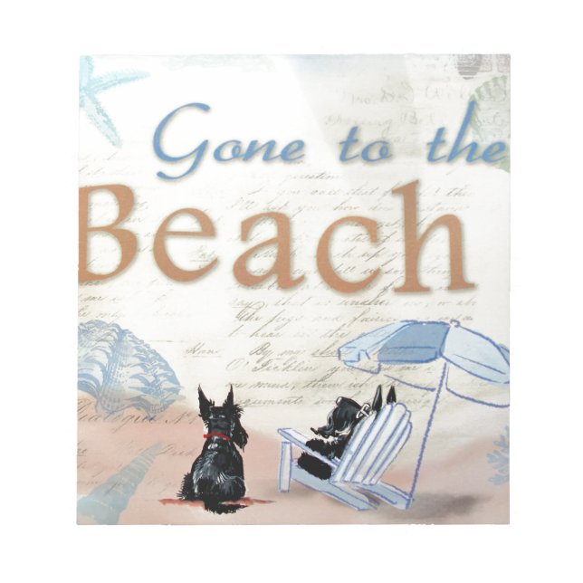 Scottie Beach Notizblock (Vorderseite)