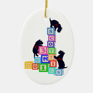 Scottie Blocks! Keramikornament