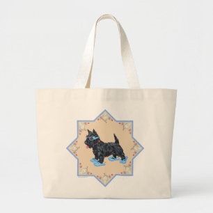 Scottie Blue Badeschlappen Jumbo Stoffbeutel