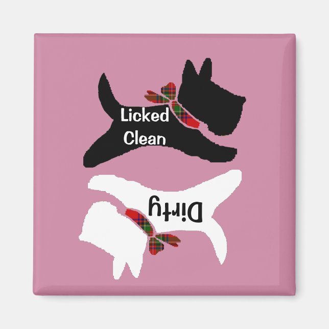 Scottie Dishwasher Magnet Personalize (Vorne)