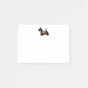 Scottie Dog Breed Boho Silhouette Post-it Klebezettel