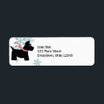Scottie Dog Christmas Labels<br><div class="desc">Teilen Sie mit diesen niedlichen und anpassbaren Artikeln Ihre Liebe von Partitionen. Erhältlich in vielen Farben,  fügen Sie Ihre eigene Nachricht.</div>