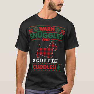 Scottie Dog Christmas Pajama Ugly Christmas Sweet T-Shirt