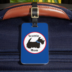 Scottie dog Gepäckanhänger, Scottie Mom Gepäck Gepäckanhänger