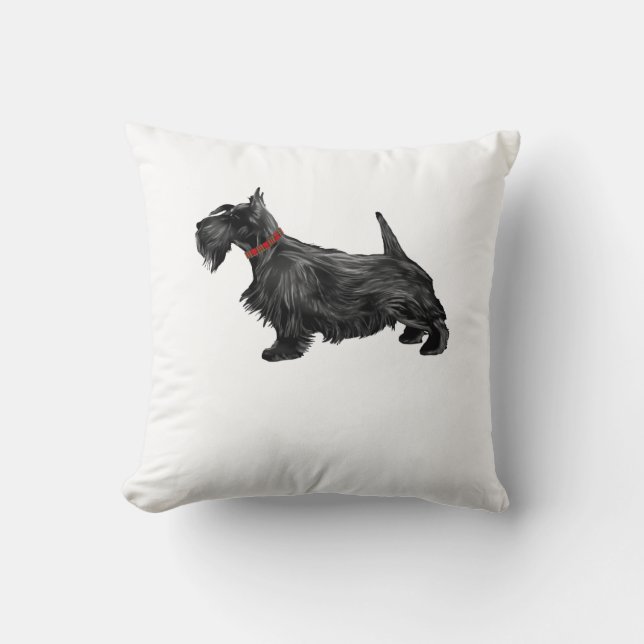 Scottie Dog Kissen (Vorderseite)