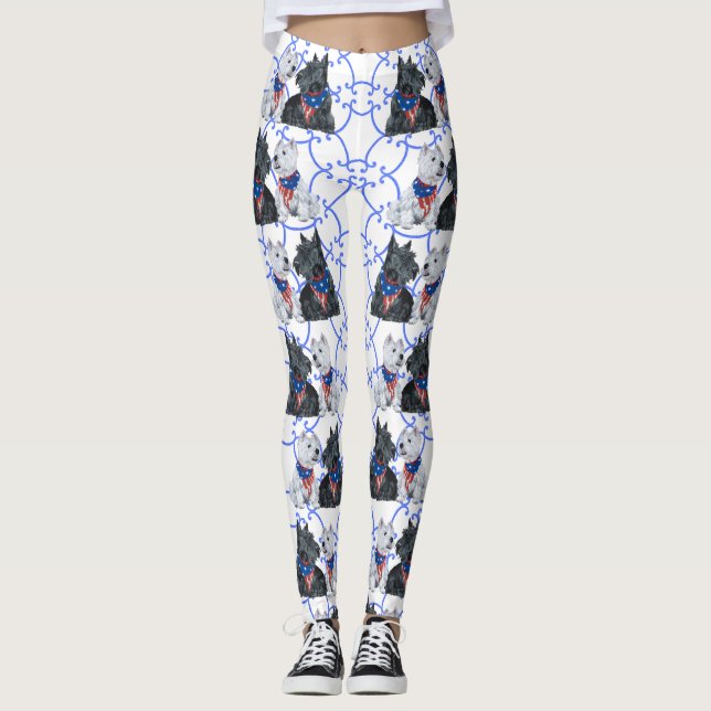 Scottie Dog Leggings (Vorderseite)