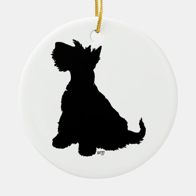 Scottie Dog Ornament (Vorne)