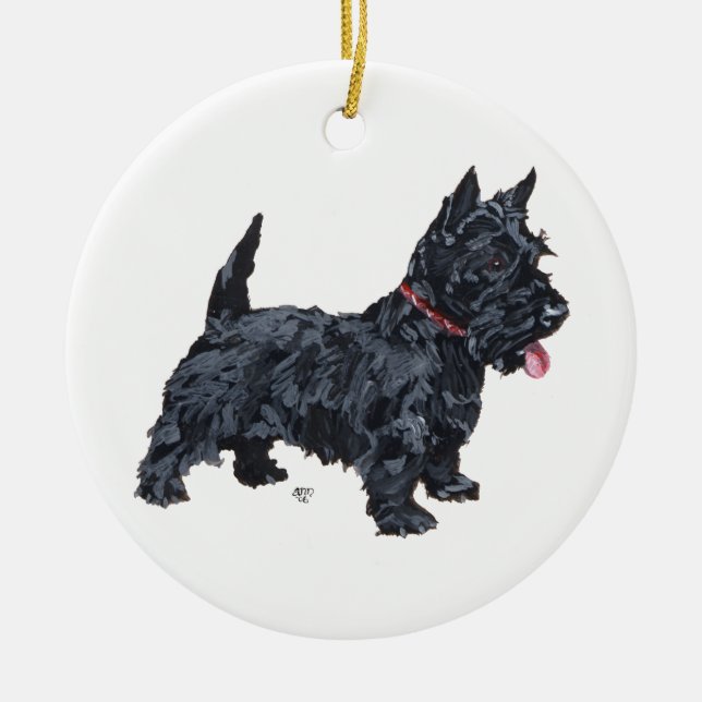 Scottie Dog Ornament (Vorne)
