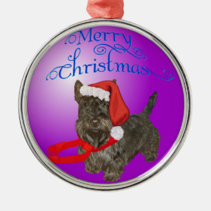 Scottie Dog Ornament Aus Metall