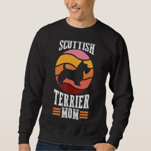 Scottie Dog Owner Pet Retro Scottish Terrier M Sweatshirt