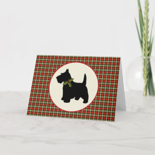 Scottie Dog Scotch Kariert Weihnachten