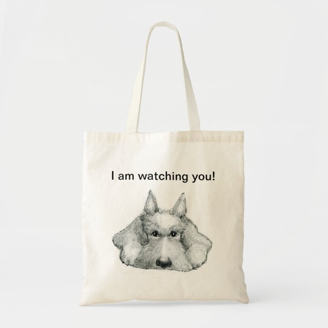 Scottie Dog Tote Bag Tragetasche (Vorne)