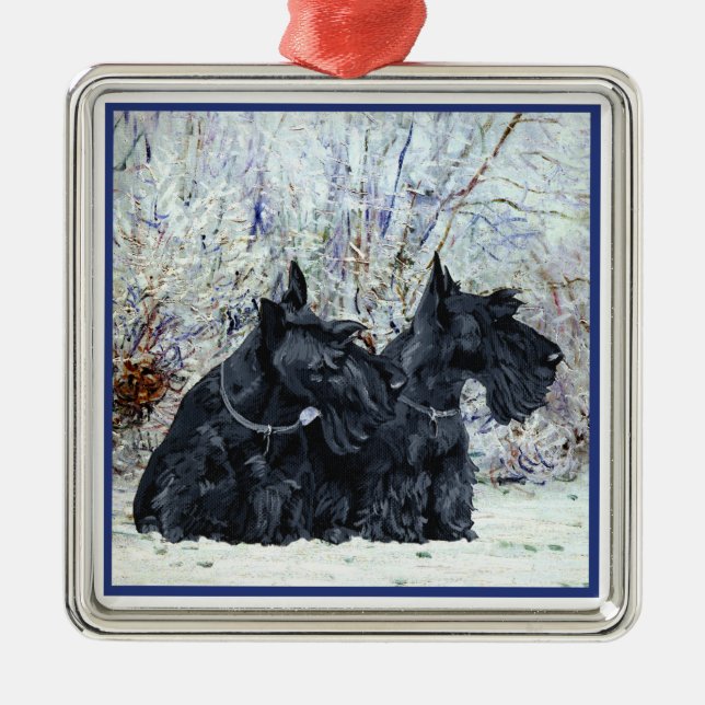 Scottie Dogs Ornament (Vorne)