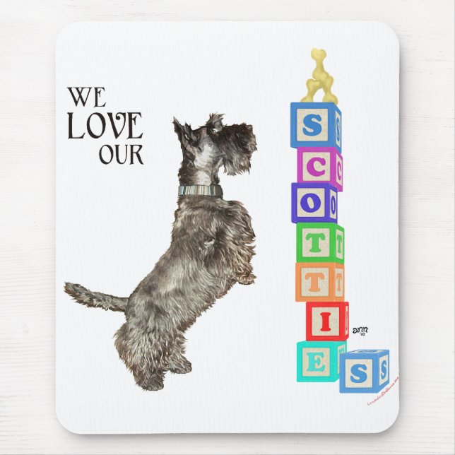 Scottie findet einen Preis Mousepad (Vorne)