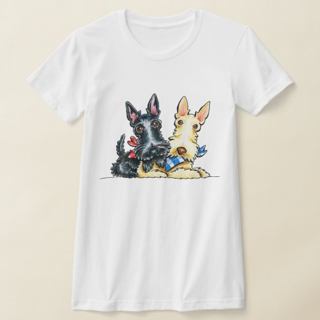 Scottie Gingham Süssen T-Shirt (Ablage )