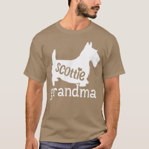 Scottie Grandma gibt Niedlich Scottish Terrier Dog T-Shirt