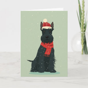 Scottie Holiday Erinnerungsstück Karte