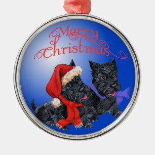 Scottie-Hund-Christbaumschmuck Ornament Aus Metall