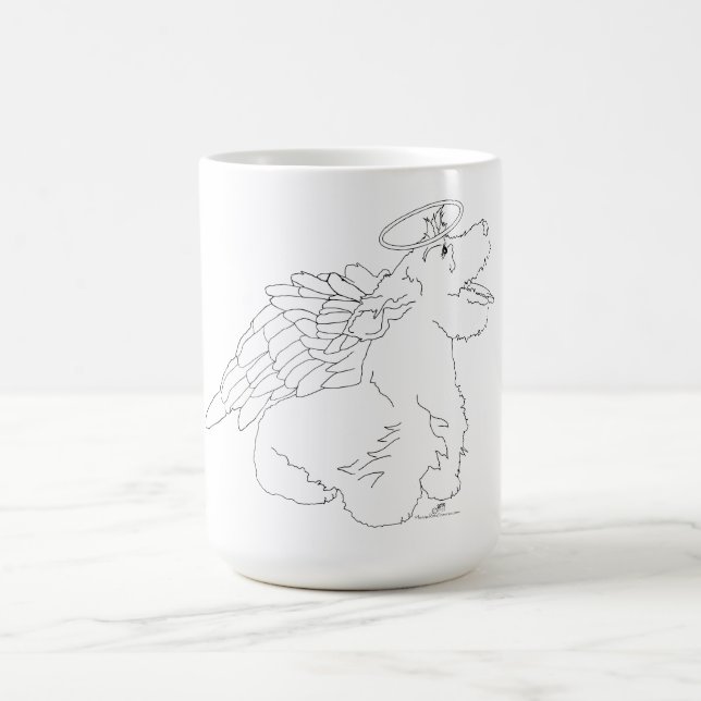 Scottie Hund Engel Kaffeetasse (Mittel)
