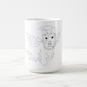 Scottie Hund Engel Kaffeetasse