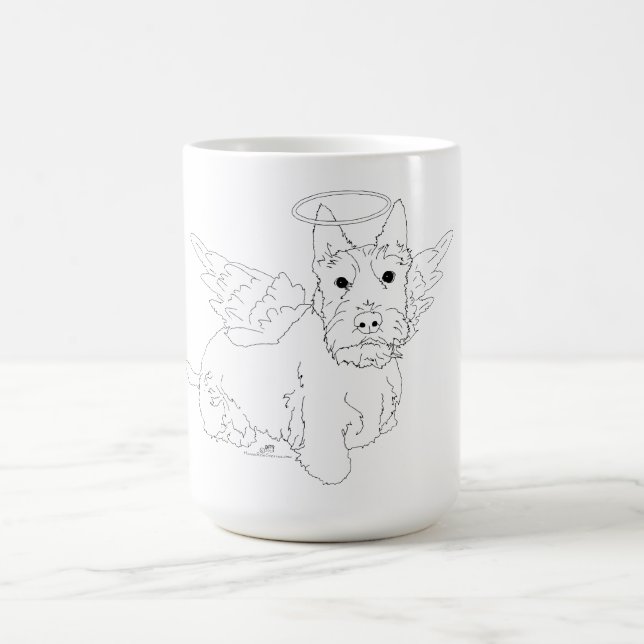 Scottie Hund Engel Kaffeetasse (Mittel)