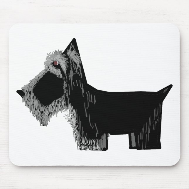 Scottie-Hund Mousepad (Vorne)