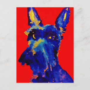 Scottie-Hund Postkarte
