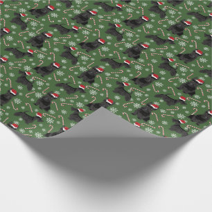Scottie Hund Weihnachtsfeiertag Geschenkpapier