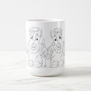 Scottie-Hunde-Engel Kaffeetasse