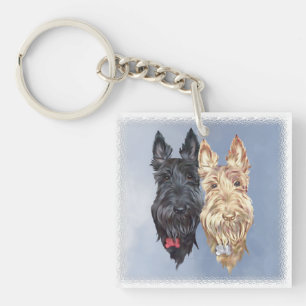 Scottie Hunde Schlüsselanhänger