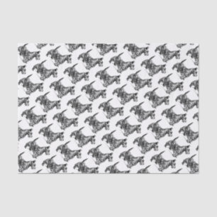 Scottie-Hunde Seidenpapier